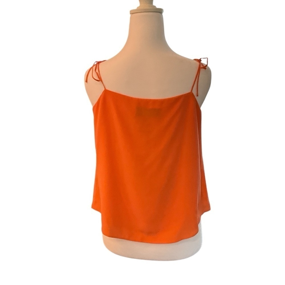Equipment 100% Silk Orange Camisole Top with Flowy Fit - Picture 4 of 7